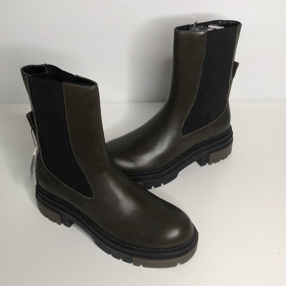 Zara Shoes - ZARA Brown Leather Ankle Boots